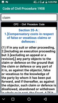 CPC - Civil Procedure Code android App screenshot 0