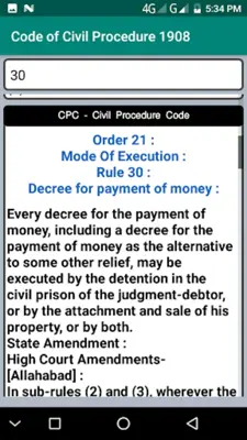 CPC - Civil Procedure Code android App screenshot 2