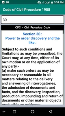 CPC - Civil Procedure Code android App screenshot 3