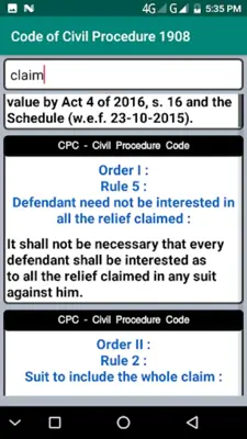 CPC - Civil Procedure Code android App screenshot 7